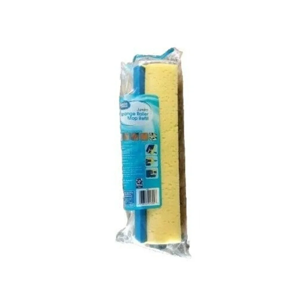 Great‎ Value Sponge Roller Mop Refill Jumbo Brand New in Package Yellow